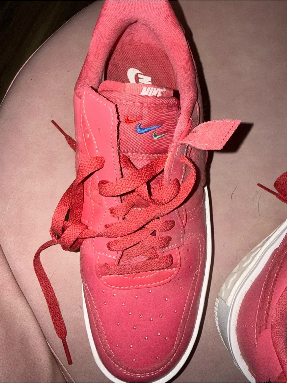 Nike Women's Coral/Pink Low-Top Sneakers